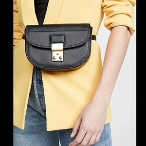 3.1 Phillip Lim Pashli Saddle Convertible belt Bag crossbody black